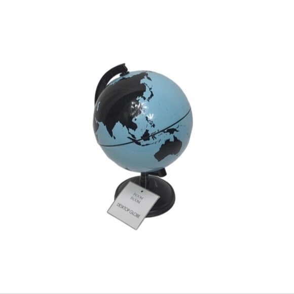 NWT Room 2 Room Blue Black Desktop Globe Decor - Picture 1 of 8